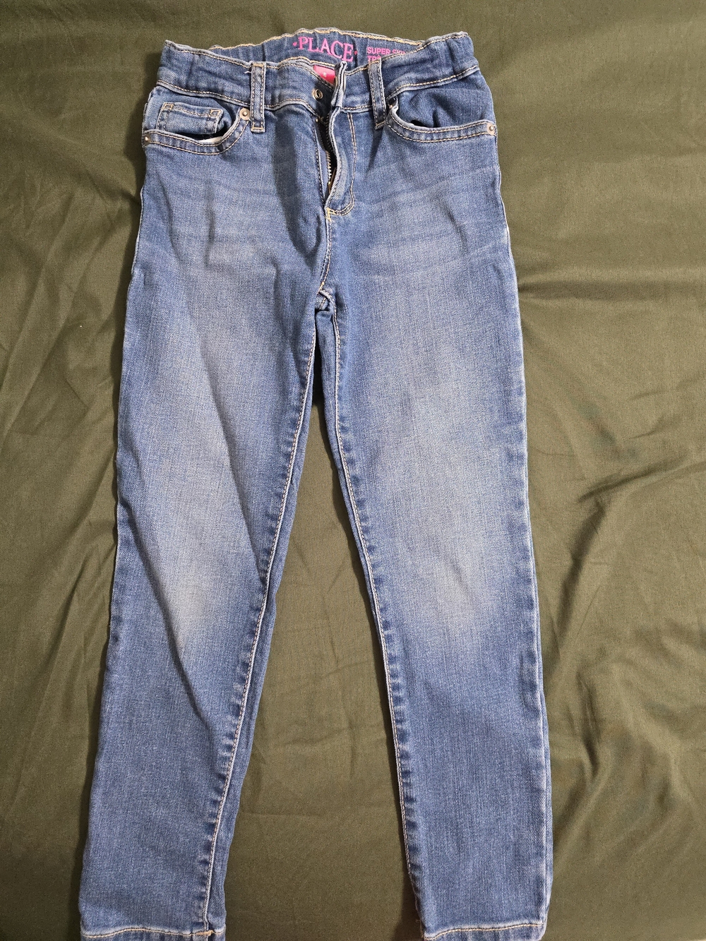 The Children's Place Medium Wash Stretch Skinny Jeans - Blue